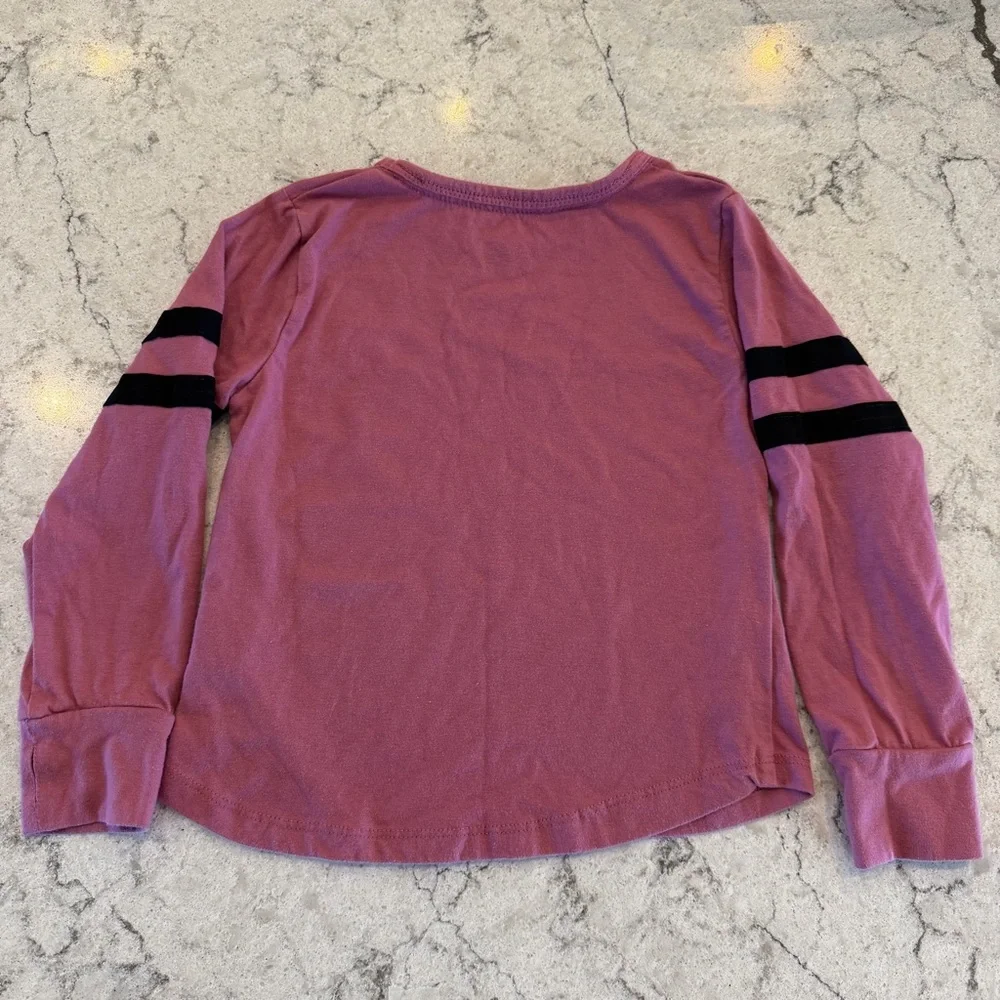 bebe Sport Kids Long Sleeve Tee in mauve 4T